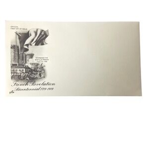 ArtCraft French Revolution Bicentennial 1789-1989 First Day Issue Envelope FDC